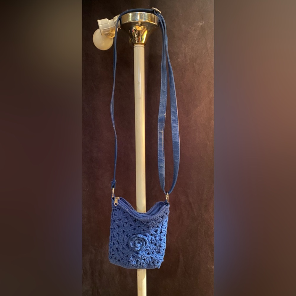 2 knit cross body small purses